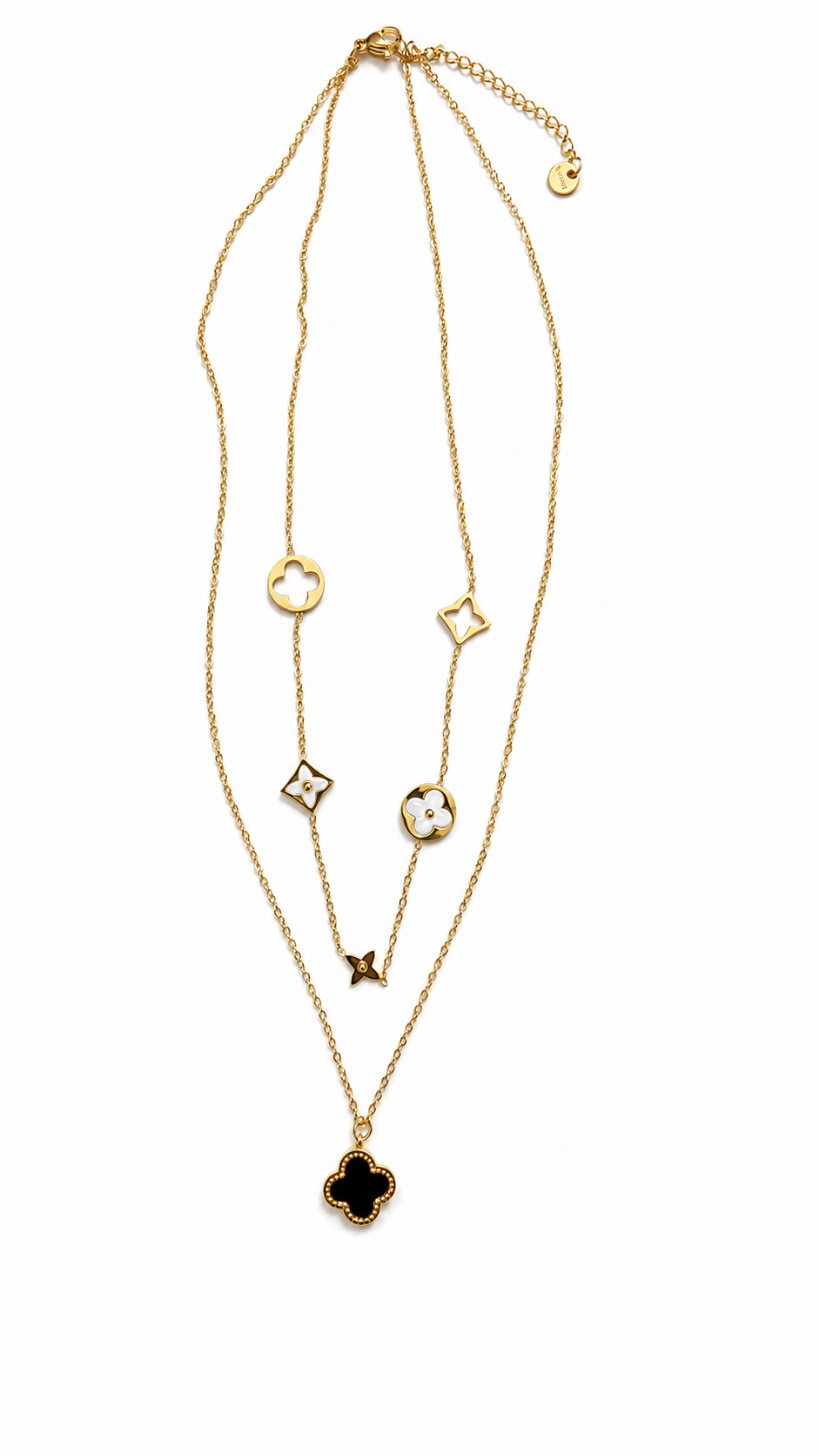 Double Chain Clove Necklace