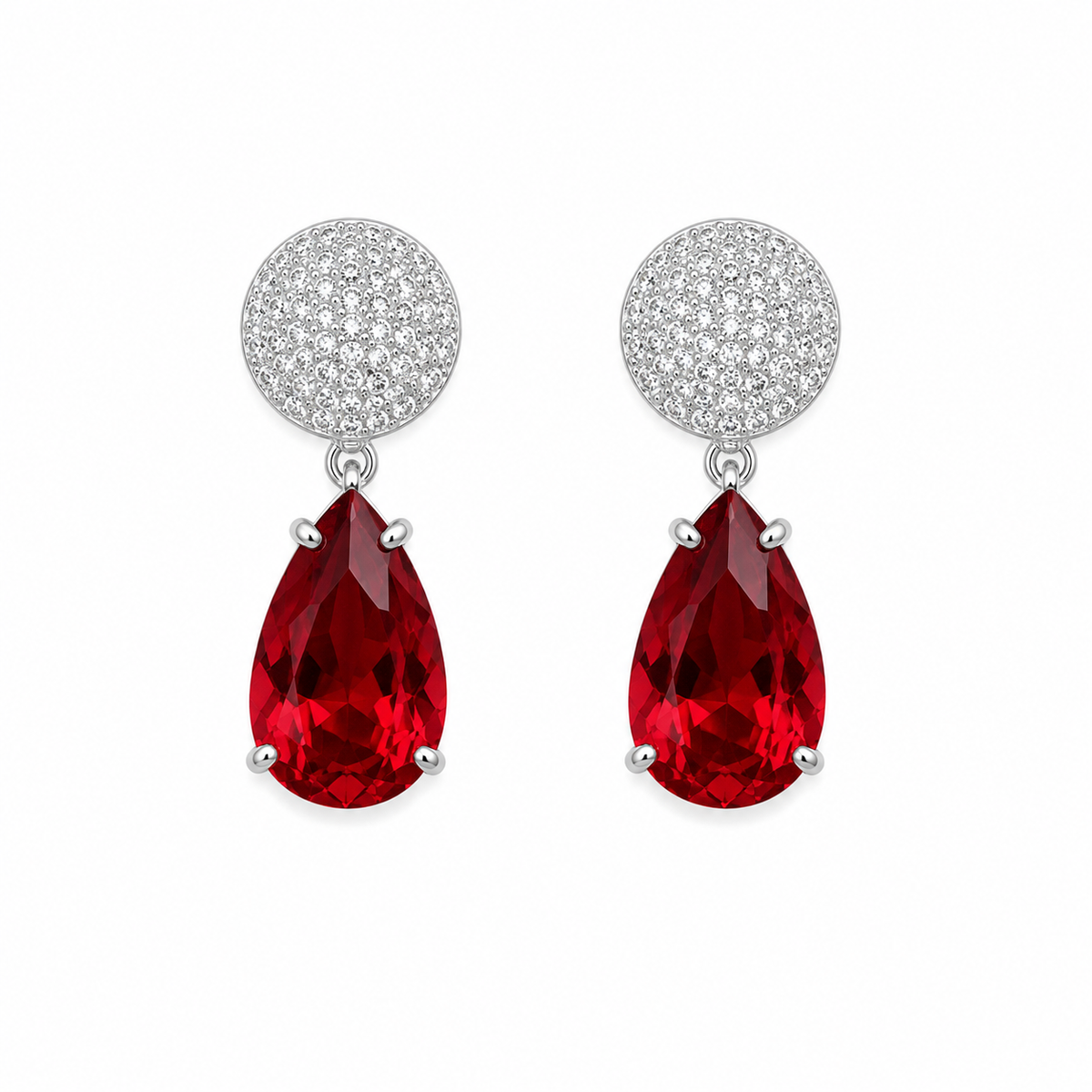 Red Leaf Earring 21k