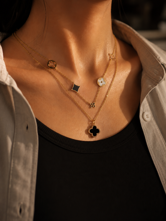 Double Chain Clove Necklace