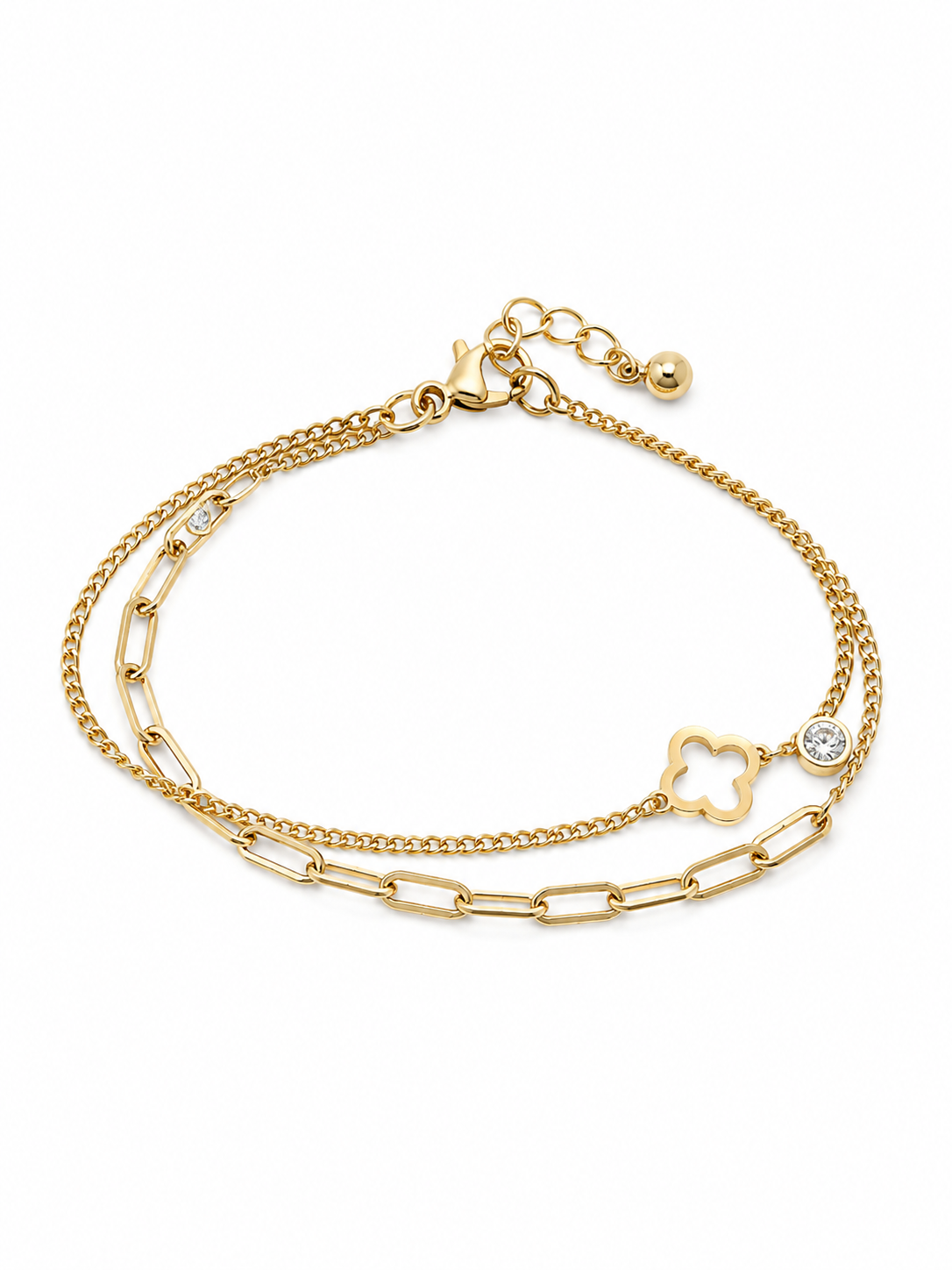 Clover Link Bracelet