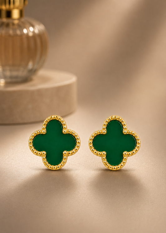 Green Clove Petal Studs