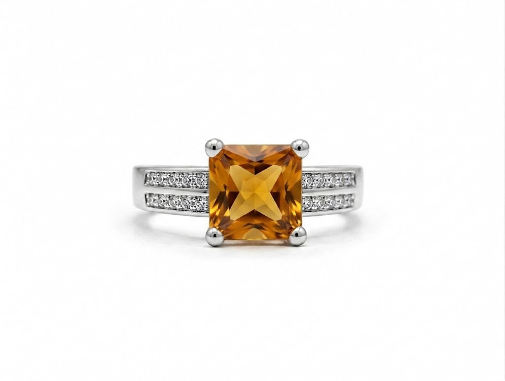 Elegant Ring Silver-Golden