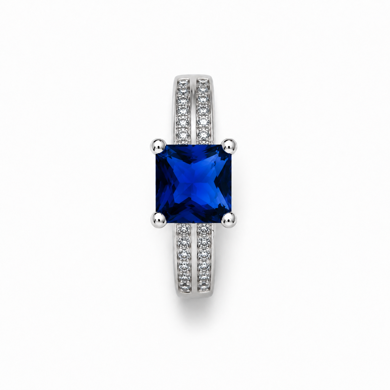 Elegant Ring Silver-Blue