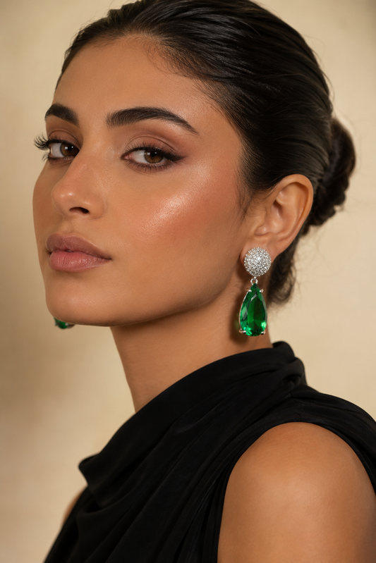 Green Leaf Earring 21k