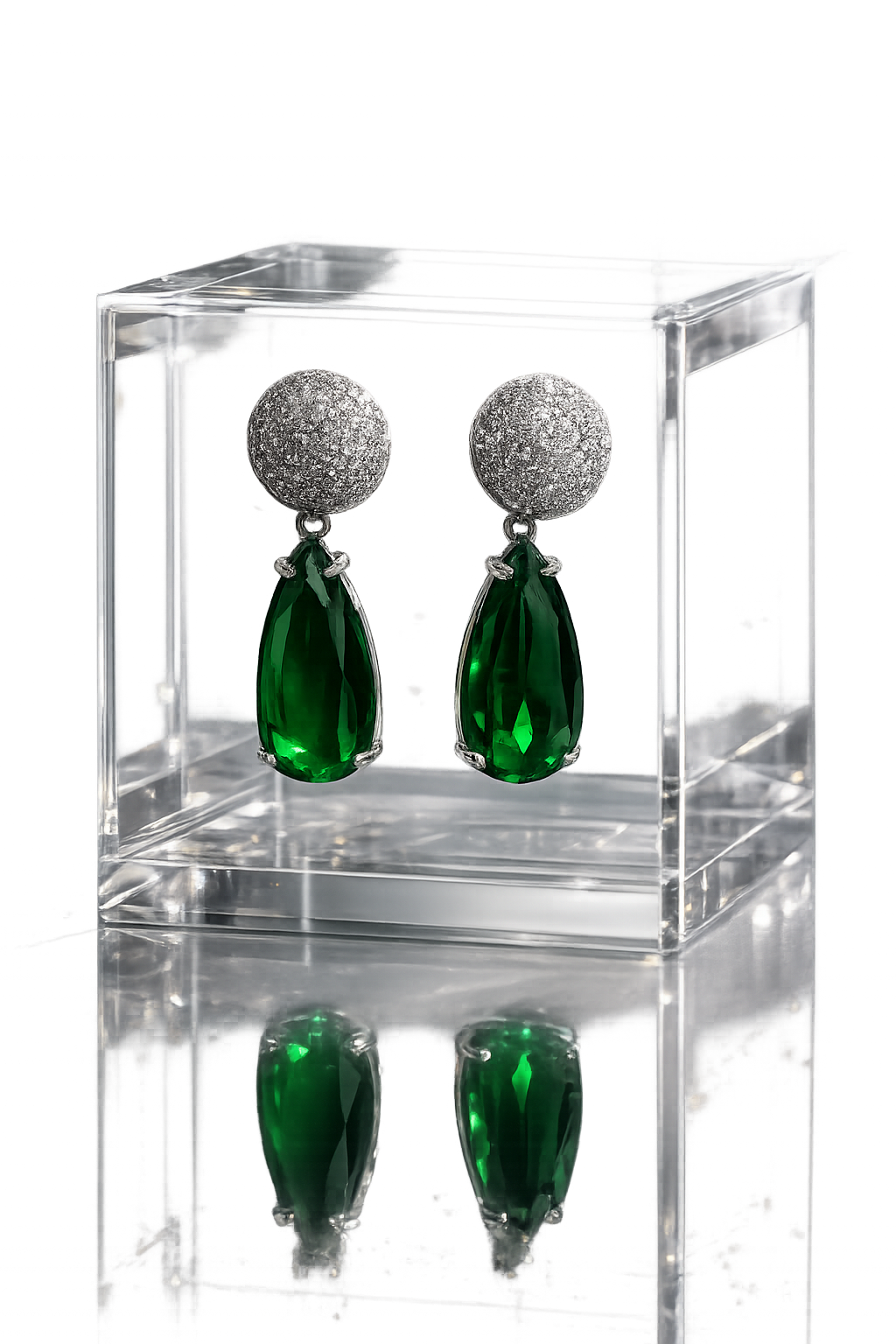 Green Leaf Earring 21k