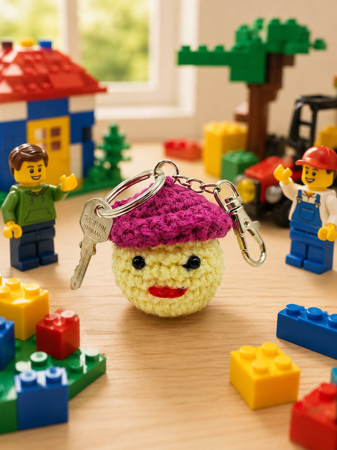 Buddy Handmade Crochet Keychain