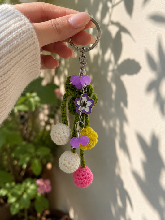Blossom Handmade Crochet Keychain