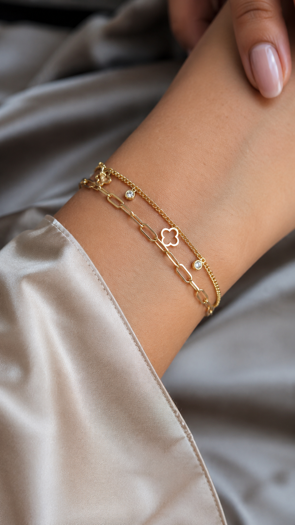 Clover Link Bracelet
