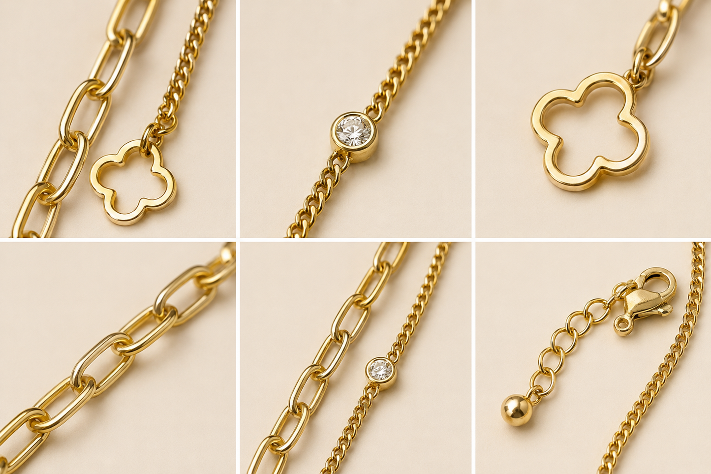 Clover Link Bracelet
