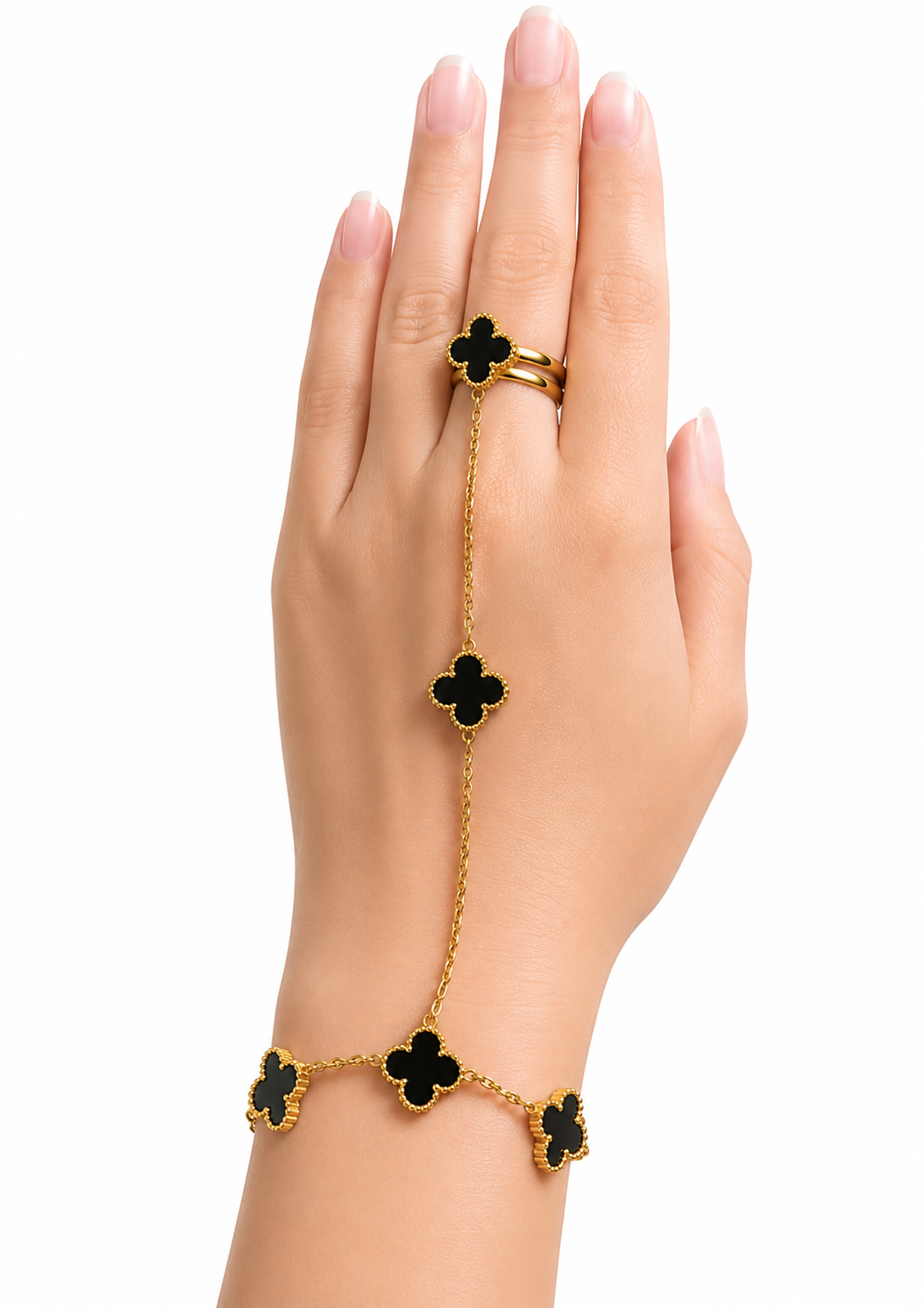 Ring + Bracelet Black