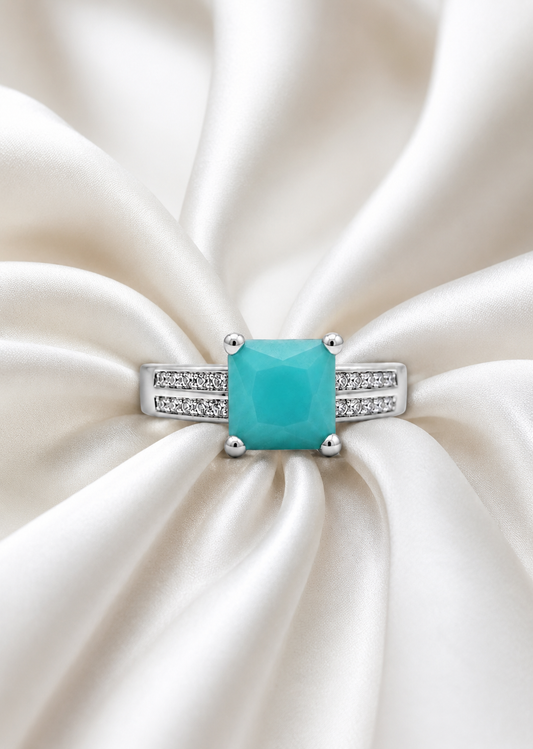 Elegant Ring Silver-Turquoise